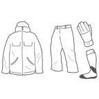 Snowboard odzież